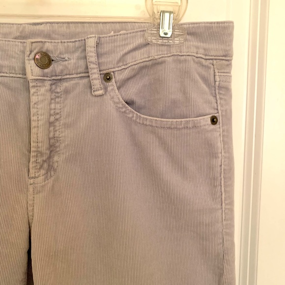 GAP 1969 Women Always Skinny Stretch Corduroys Light Grey Size 28R - Picture 3 of 11